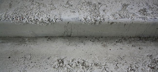 How do you fix plumbing concrete?