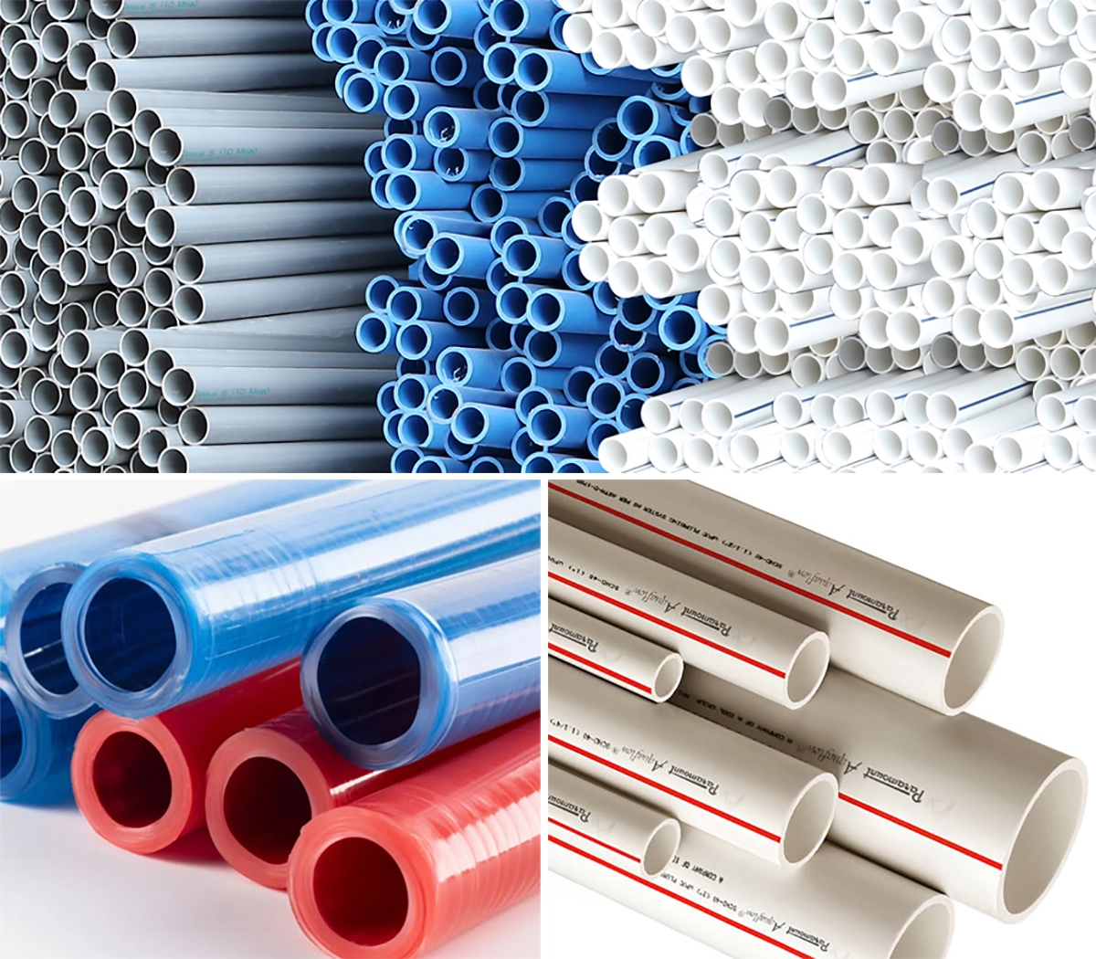 types of plastic piping