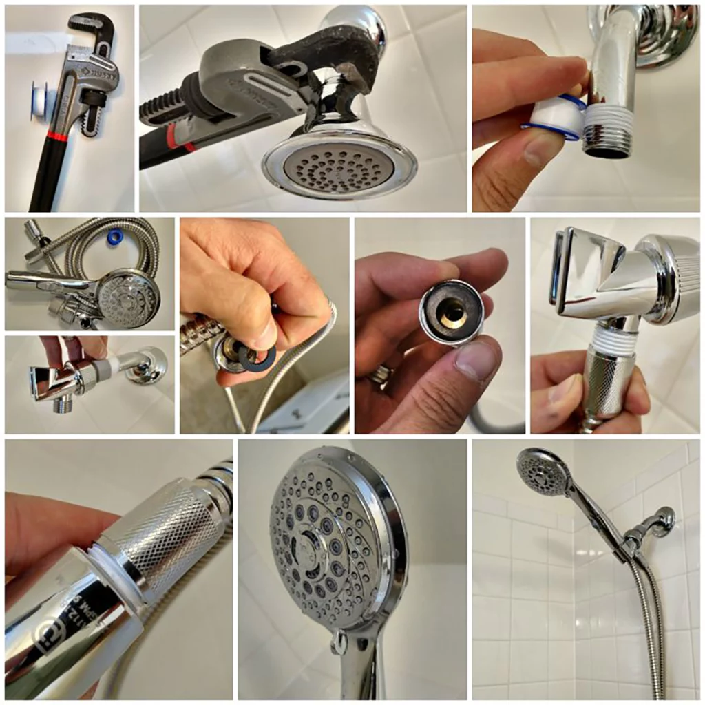 changing a shower head arm