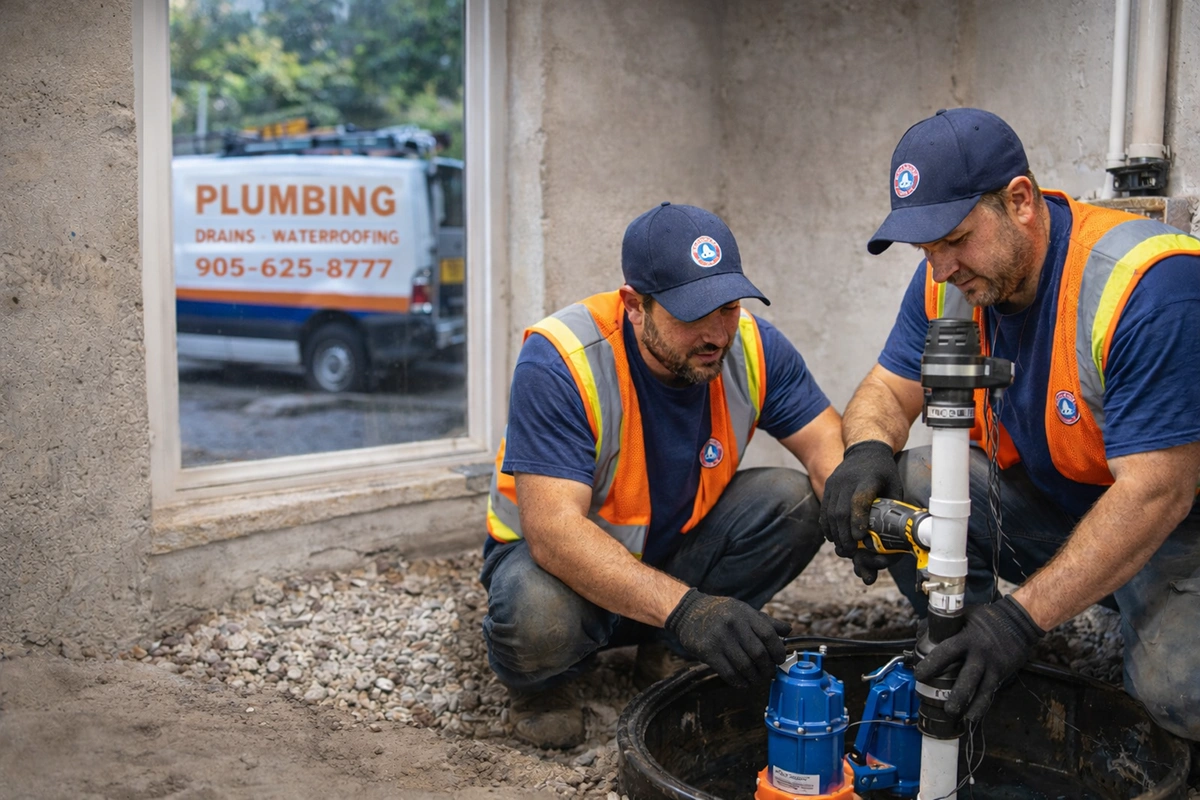 battery backup sump pump system