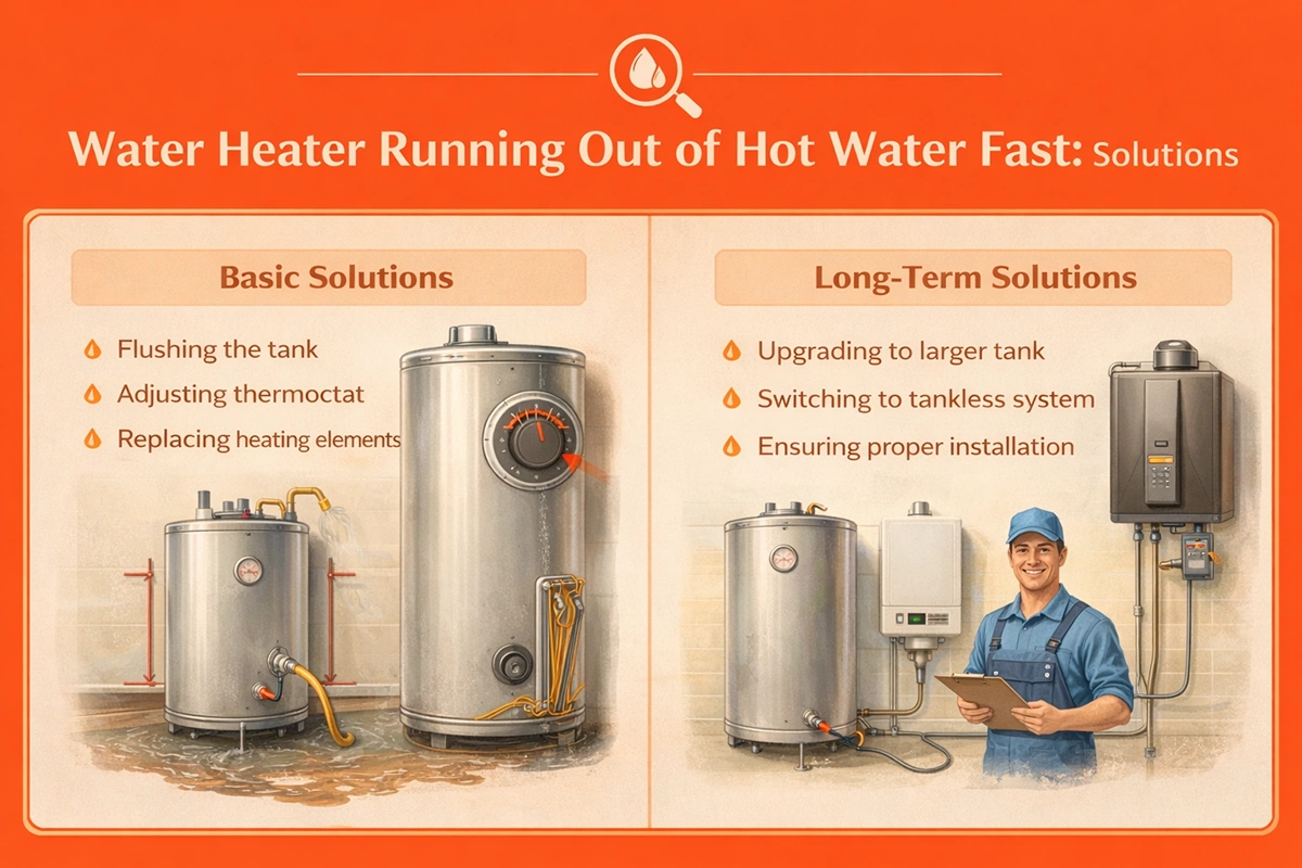 hot water heater running out of hot water quickly