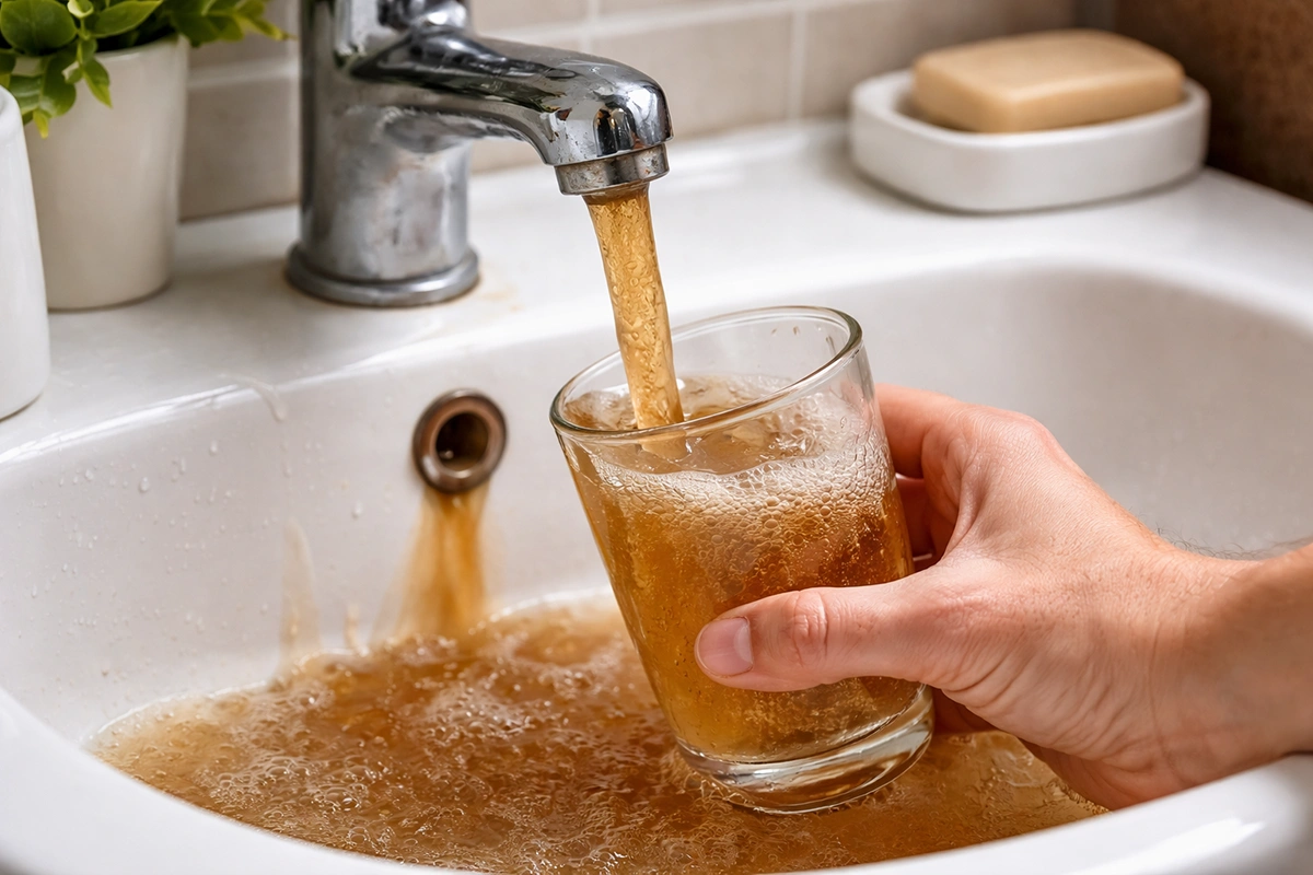 Brown or Smelly Water—When to Call a Plumber