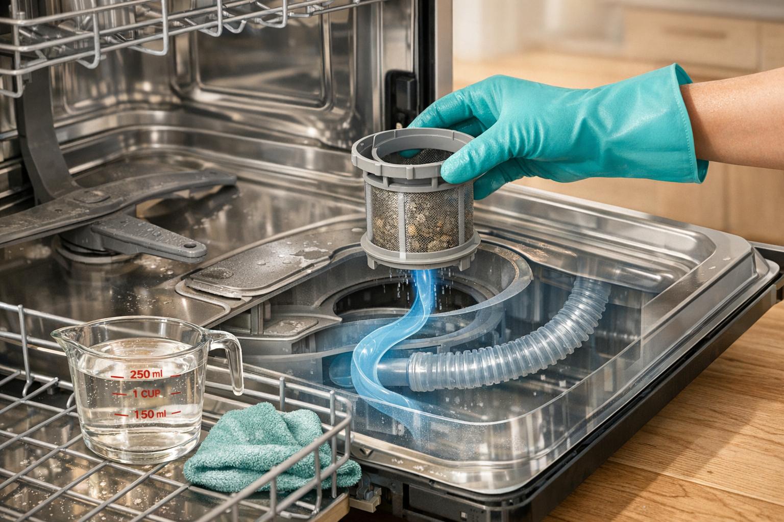How to Clean a Clogged Dishwasher Drain