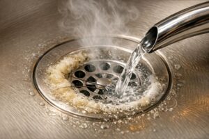 Can boiling water unclog a drain