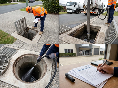 Catch basin cleaning services