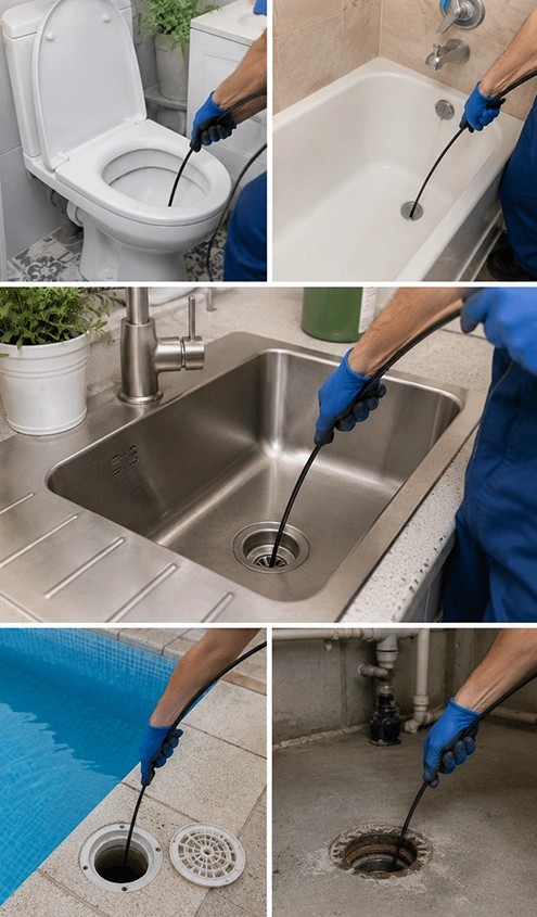 Professional drain cleaning for home