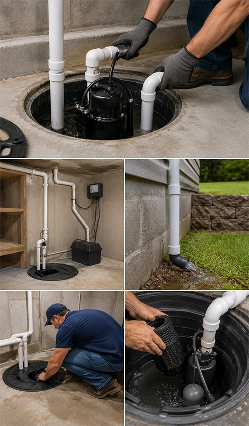 Sump pump installation near me