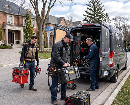 Licensed plumbers in Oakville