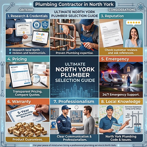 Quality plumbing repair in North York