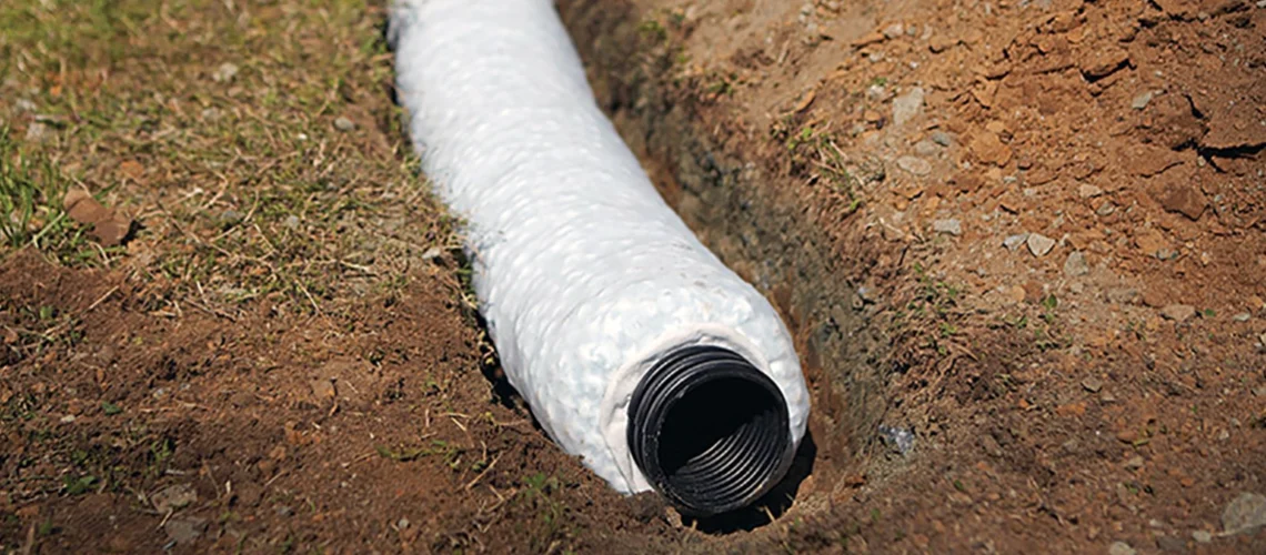 french drains suited to cold climates