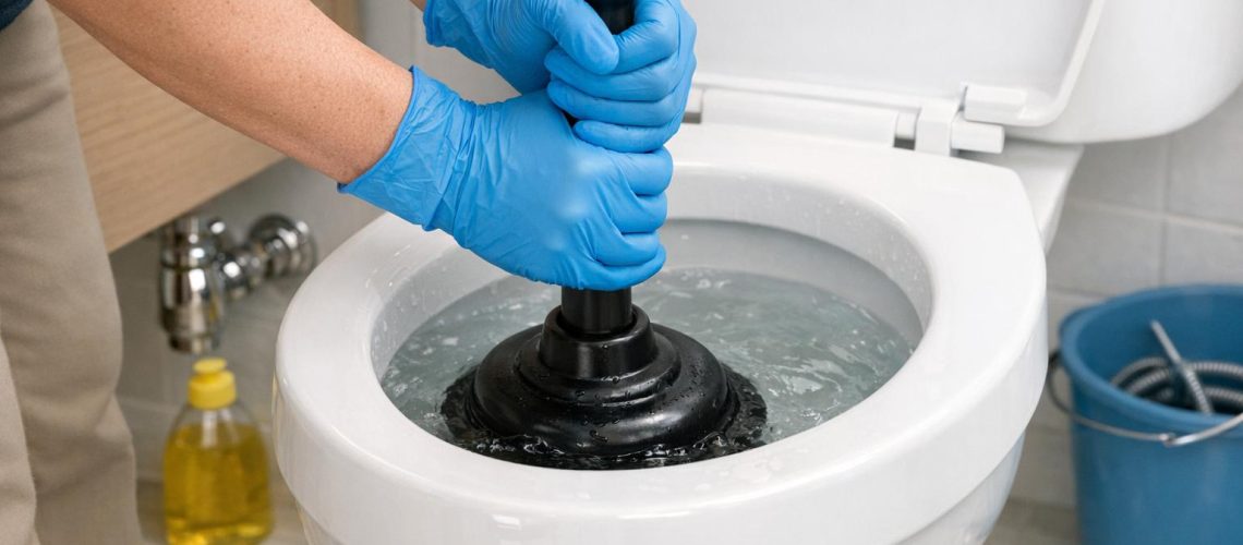 How to Quickly Unclog a Toilet Full of Poop and Water