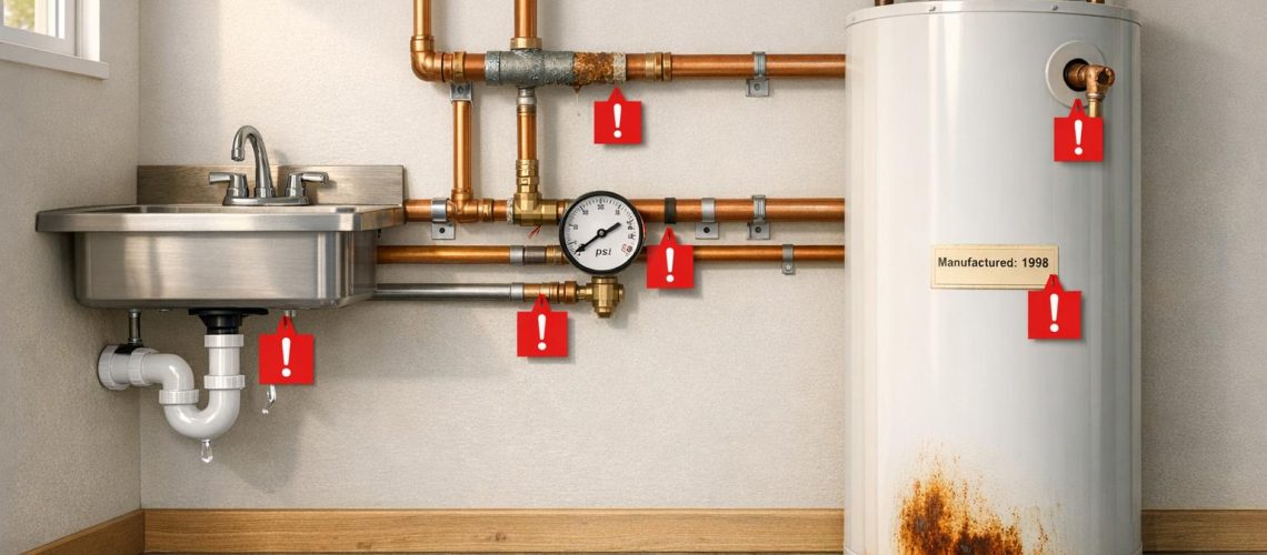 Plumbing Red Flags to Watch for When Buying a House