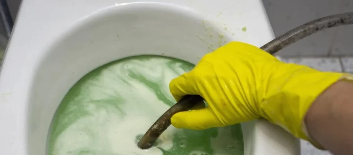 fix a clogged toilet without a plunger